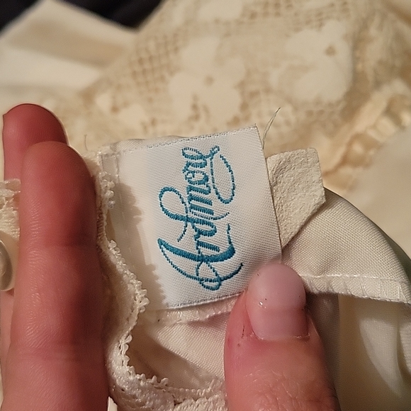 Vintage Style Lace/Sheer Top - Picture 7 of 11